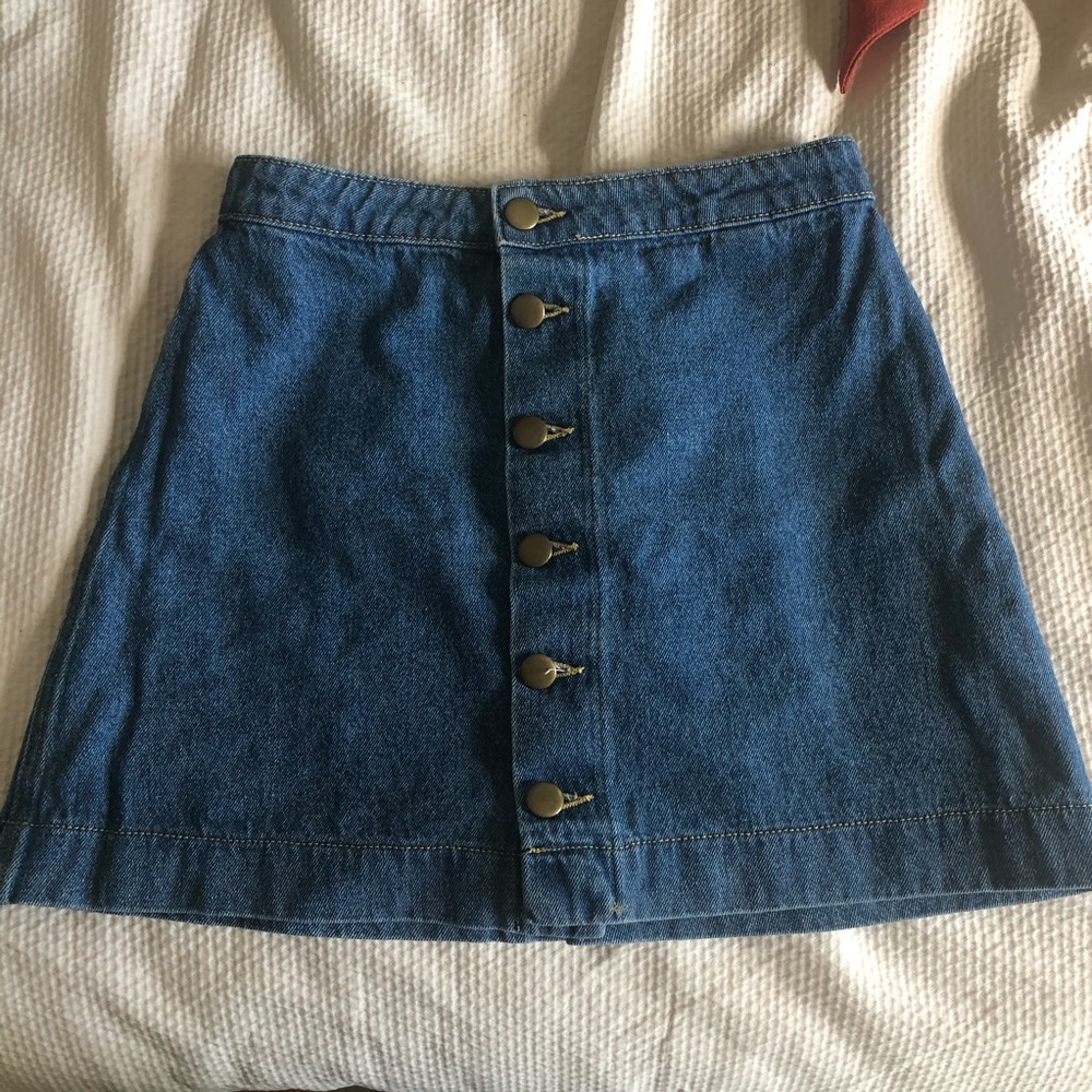 Jean skirt from American Apparel